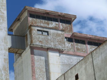 Low angle view of building against sky