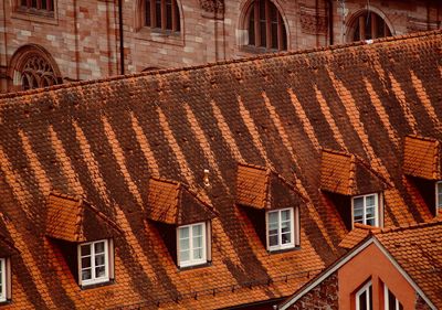 Low angle view of residential building