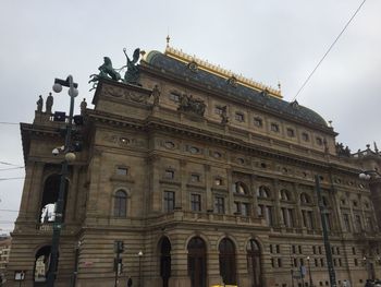 Low angle view of historical building