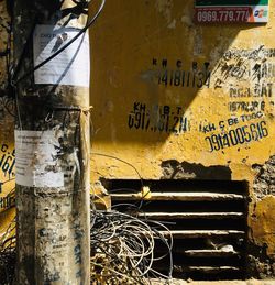 Graffiti on old wall