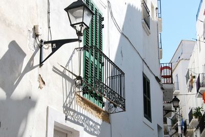 Low angle view of buildings against sky