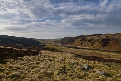 Scenic view of landscape against sky