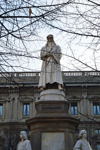 Sculpture of building against sky