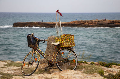 Bicycle on beach