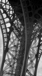 Low angle view of ferris wheel against sky