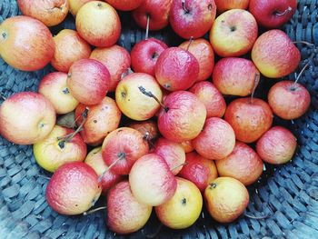 Full frame shot of apples