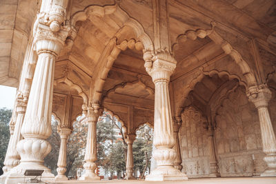 Low angle view of historical building