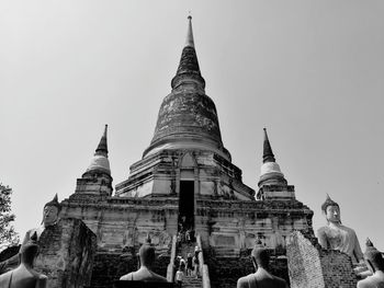 Low angle view of a temple