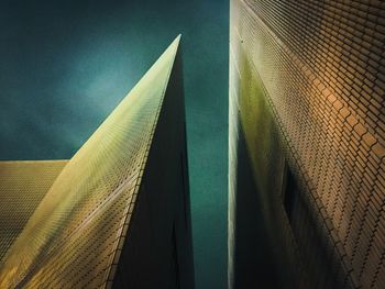 Low angle view of skyscrapers