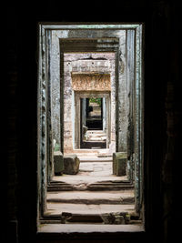 Entrance of historic building