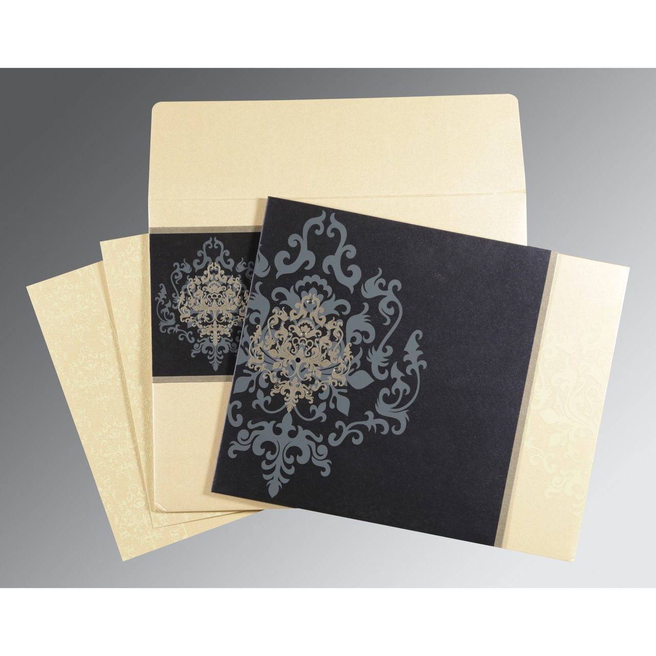 Damask theme invitatio