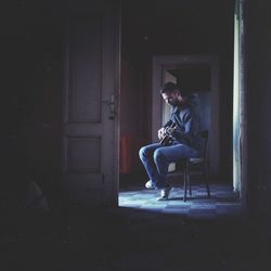 sitting