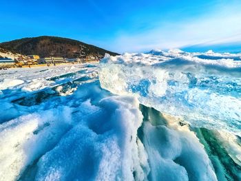 Panoramic view of sea against sky