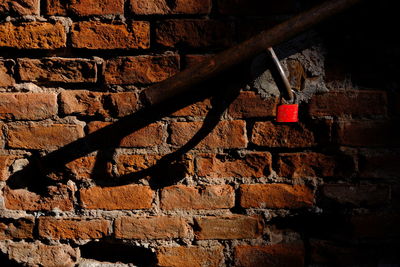 Close-up of brick wall