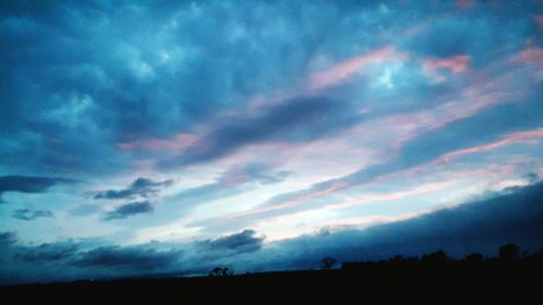 Scenic view of sky during sunset