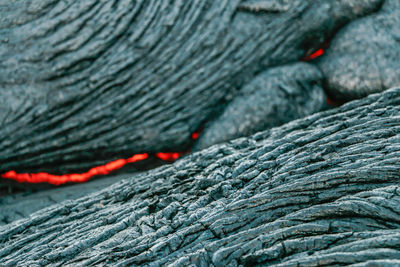 Close-up of volcano