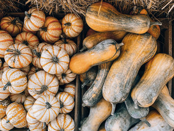 Full frame shot of onions for sale at market stall