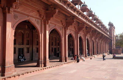 Historical city constructed by mughal emperor akbar in fatehpur sikri, uttar pradesh, india