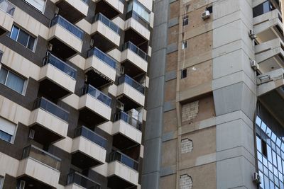 Low angle view of building in city