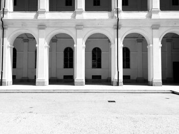 Facade of historic building