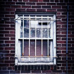 Brick wall with windows