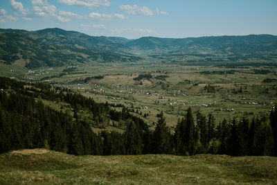 Scenic view of landscape against sky
