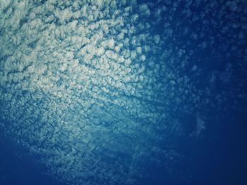 Low angle view of cloudy sky