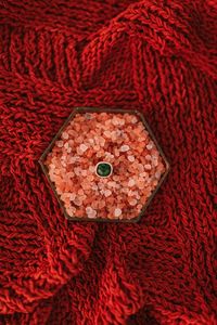 Full frame shot of red fabric