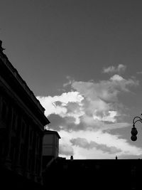 Low angle view of building against sky