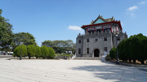 View of historic building against sky