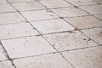 Full frame shot of tiled floor