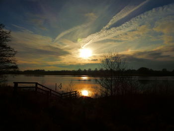 Scenic view of sunset