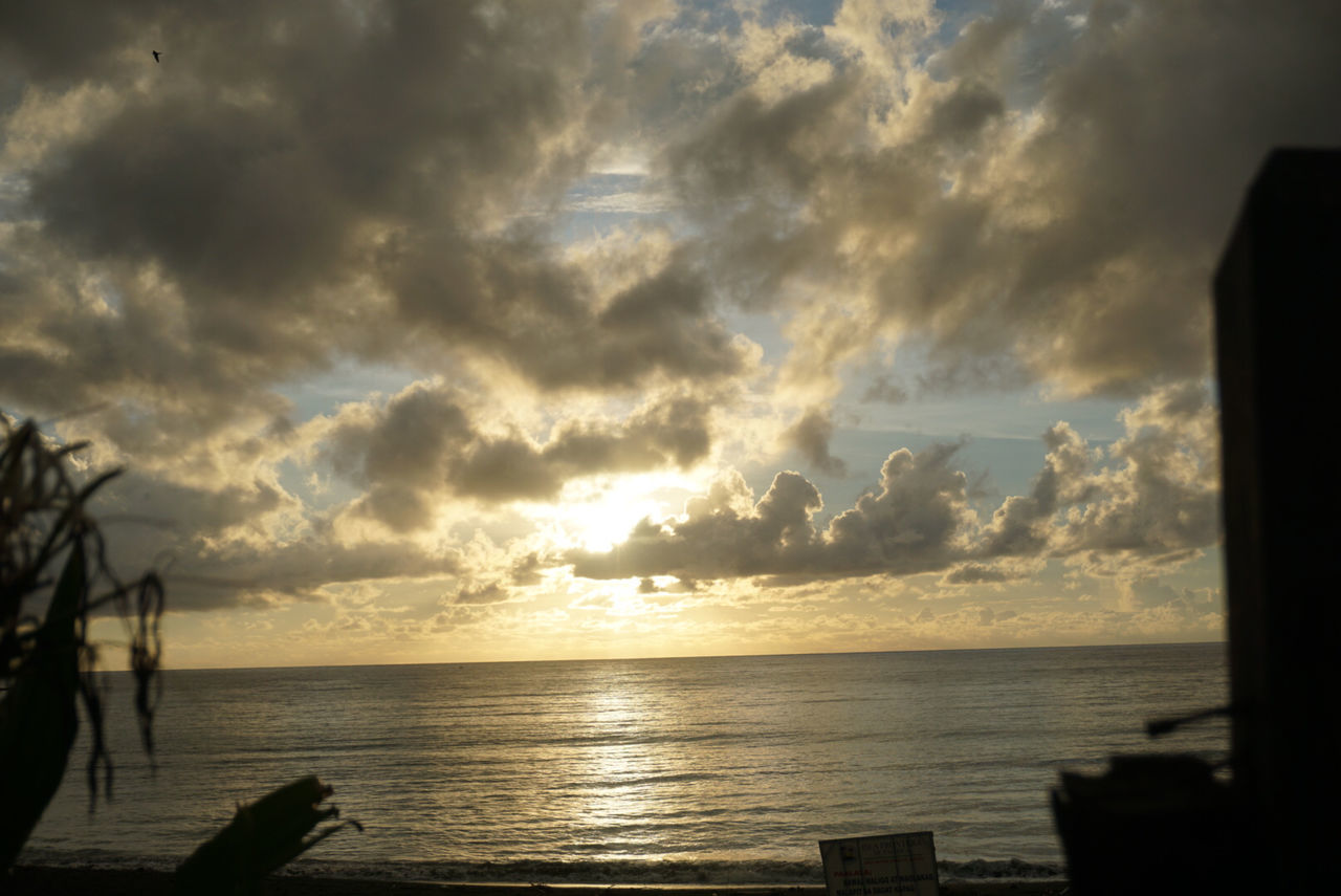 SCENIC VIEW OF SEA DURING SUNSET