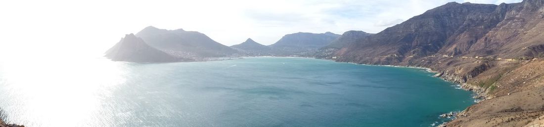 Panoramic shot of sea against sky