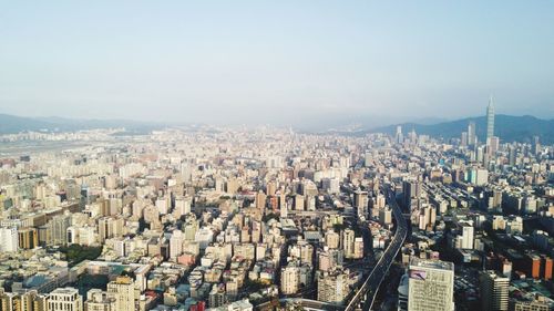 Aerial view of cityscape