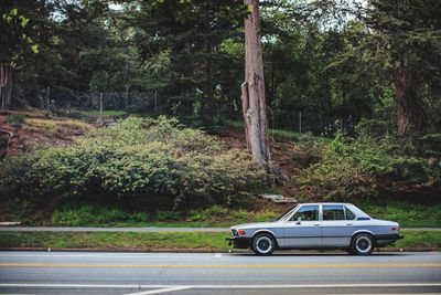 Car on road