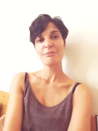 Portrait of beautiful young woman