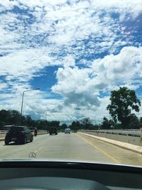 Road passing through country road