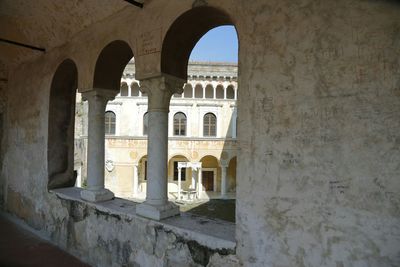 Interior of old building