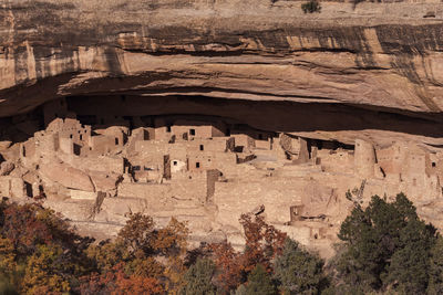 View of rock formations