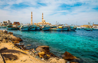 Panoramic view of sea against sky