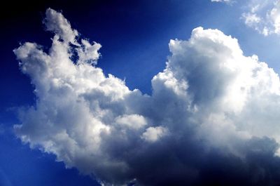 Low angle view of clouds in sky