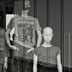 Mannequin in store