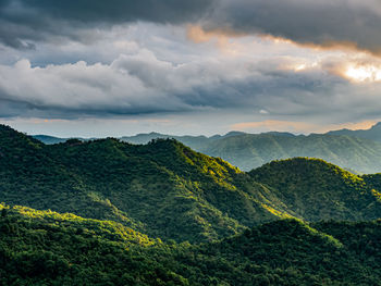 Wonderful view around of the wat phra that pha son kaew phetchabun ,thailand.