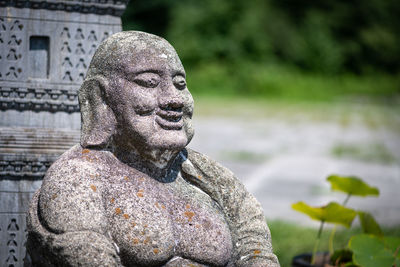 Close-up of statue