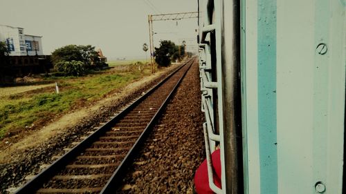 Train on railroad track