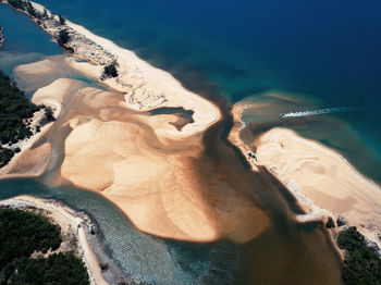 High angle view of a swimming pool