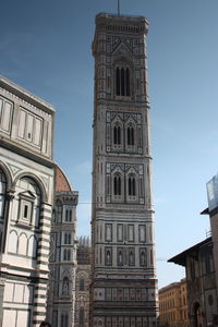 Low angle view of buildings against sky