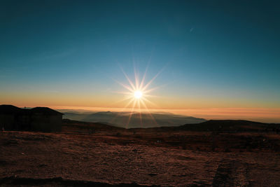 Scenic view of sunset