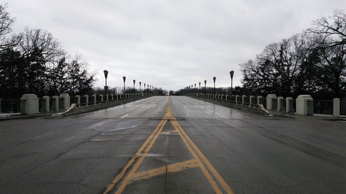 Road against sky